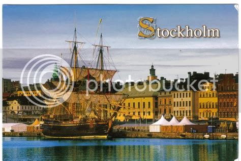 world  postcards  travels stockholm sweden