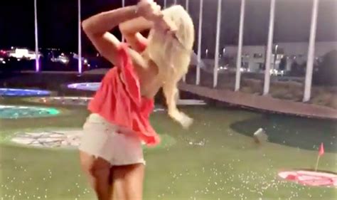 Golfer Gets Internet Hot Under The Collar With Her Ball Skills Life