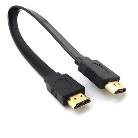 cm micro hdmi cable full hd short hdmi male  male plug flat cable cord  audio