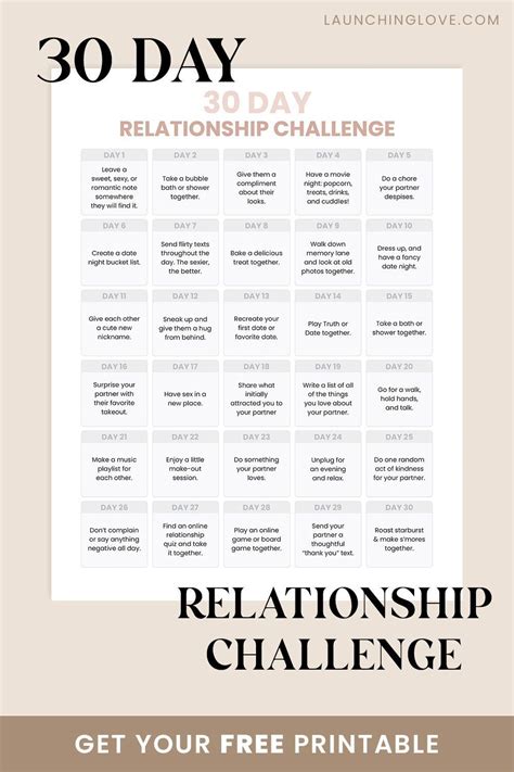 increase intimacy with our free 30 day relationship challenge in 2021