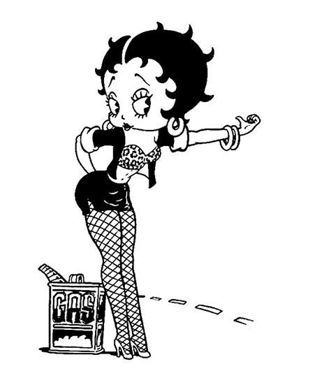 Betty Boop Pictures Archive Bbpa Betty Boop Coloring Book Pages