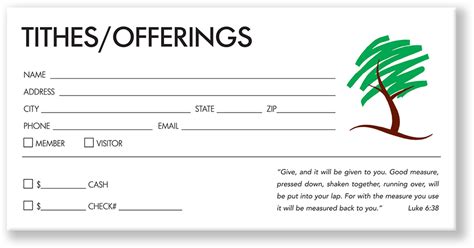 offering envelopes  church fast shipping great price