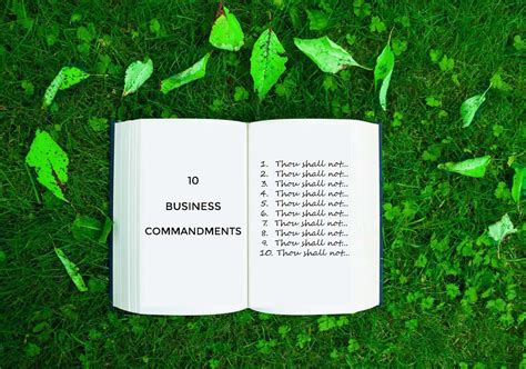 commandments  business learn    biblebusiness