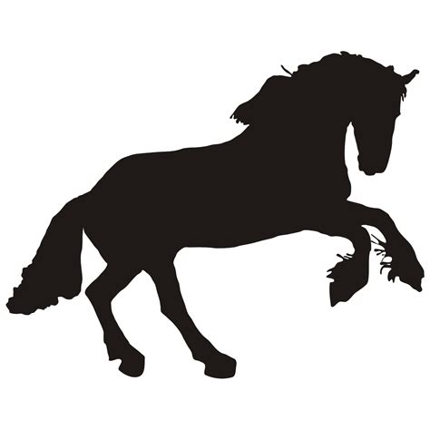 horse silhouette vector clipartsco
