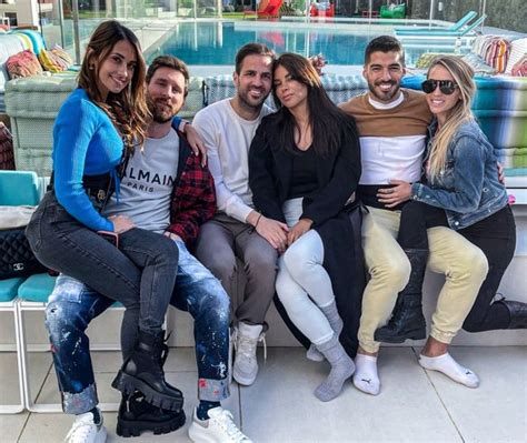 Lionel Messi Reunited With Old Barcelona Teammates Cesc Fabregas And