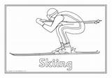 Winter Olympics Colouring Sheets Sparklebox Preview sketch template