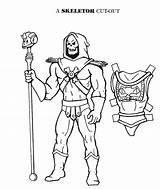 Skeletor Coloring Man He Pages Paper Cut Dolls Cartoon Outs Book Color Drawings Mostly Mostlypaperdolls Printable Kids Popular sketch template