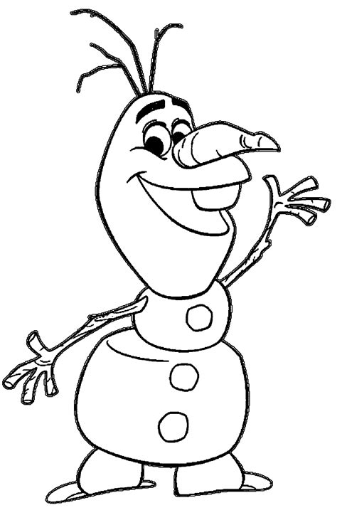 olaf coloring pages getcoloringpagescom sketch coloring page