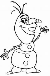 Olaf Coloring Frozen Pages Disney Drawing Color Print Waving Printable Sheets Snowman Christmas Cartoon Getdrawings Children Song Fresh Goodbye Hello sketch template