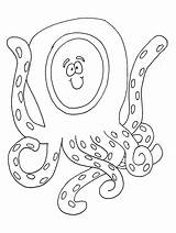 Coloring Pages Letter Alphabet Octopus Sheets Print Preschool Library Clipart Popular Coloringpagebook Kids Book Related sketch template