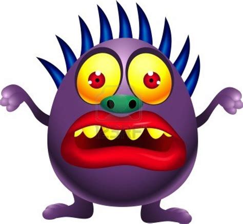 easy scary monster cartoon clip art library