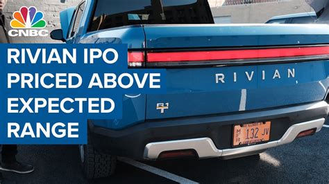 Ev Maker Rivian Prices Ipo Above Expected Range Youtube