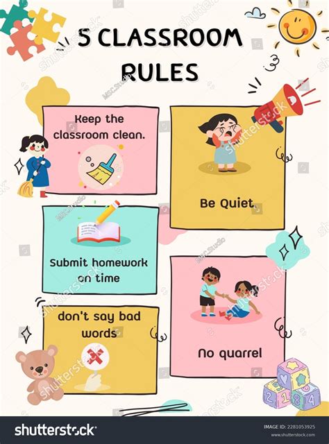 thousand classroom rules royalty  images stock