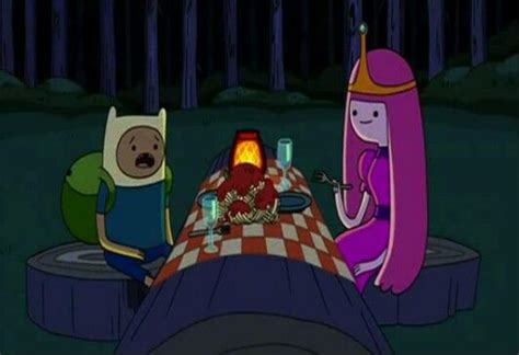 Adventure Time Finn And Princess Bubblegum Spaghetti Dinner Finn And
