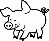 Pig Clipground sketch template