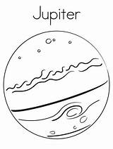 Coloring Pages Planet Jupiter sketch template
