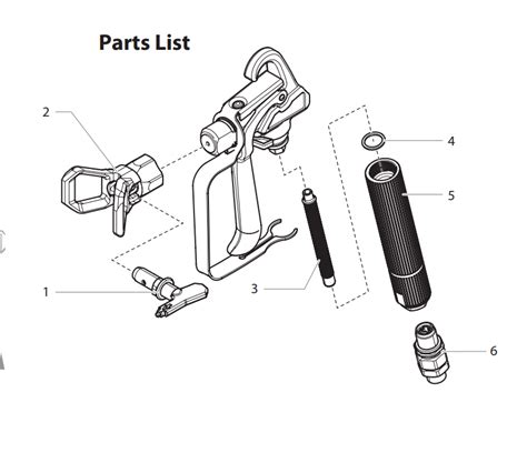 wagner power painter  parts diagram reviewmotorsco