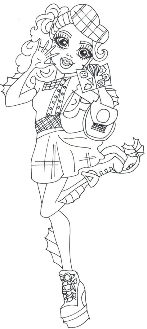 coloring pages monster high monster