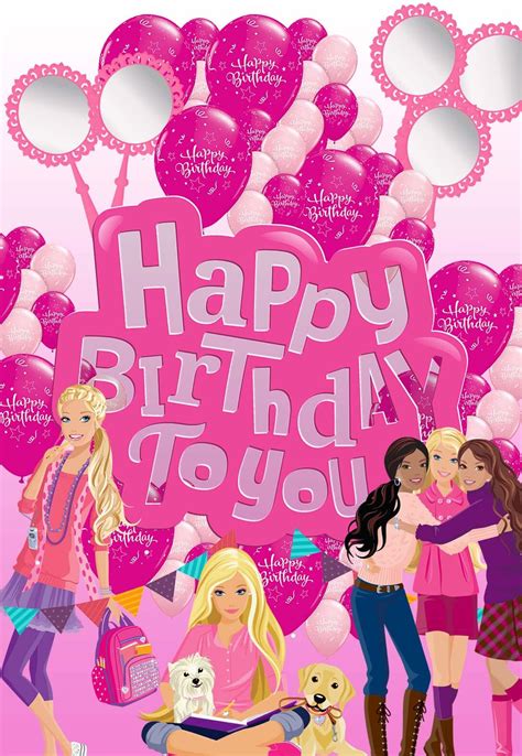 barbie barbie princess printable birthday cards