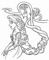 Rapunzel Ausmalbilder Prinzessin Malvorlage sketch template
