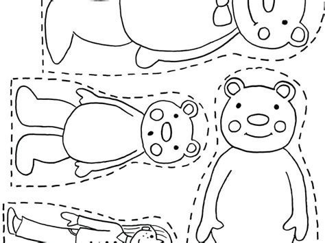 goldilocks    bears coloring page  getcoloringscom