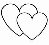 Coloring Pages Heart Hearts Printable Valentine Shape Kids Choose Board sketch template
