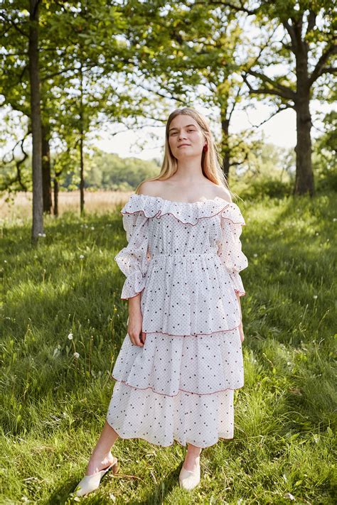 ruffled peasant dress  peasant dress   shoulder vintage dress vintage ruffle