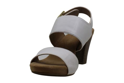 Giani Bernini Womens Aikko Open Toe Casual Slingback Sandals White 2