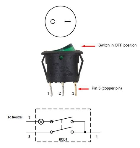 wiring   position led rocker switch