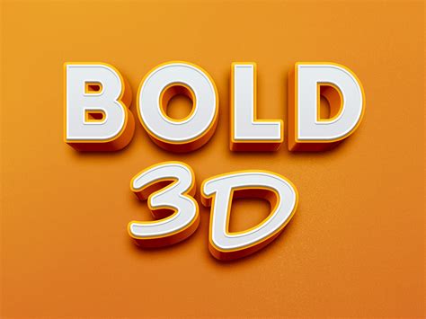 bold  text effect graphicburger