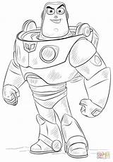 Buzz Lightyear Supercoloring sketch template