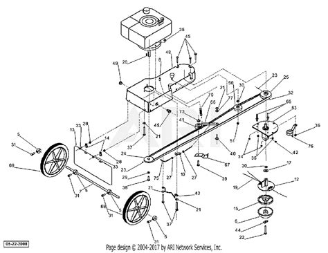 dr power tr sprint smf parts diagram  axle  mowball