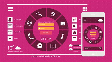 user interface web  mobile design templates themes creative market