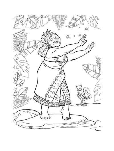 moana coloring pages november maui coloring pages