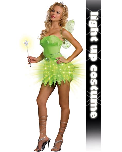 C544 Brite Sprite Sexy Glow Fairy Tinkerbell Light Up Fancy Adult