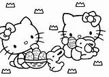 Kitty Coloring Hello Easter Pages Cougar Happy Cat Bunny Printable Print Colouring Ages Getcolorings Holidays Sanrio Byu Color Cougars Sheets sketch template