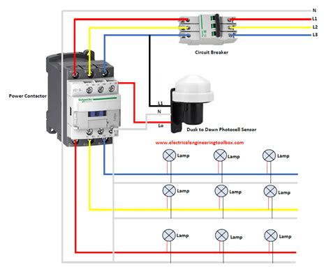contactor wiring diagram single phase lighting wiring flow schema