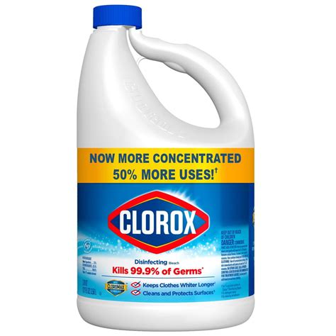 clorox disinfecting bleach regularconcentrated formula