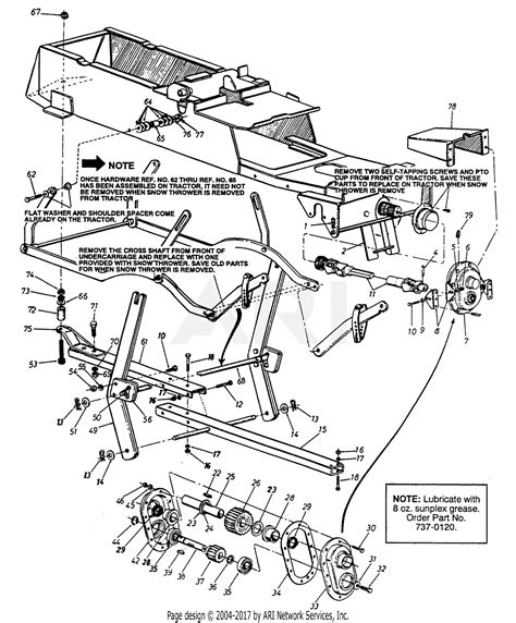 manual mtd snowblower parts diagram