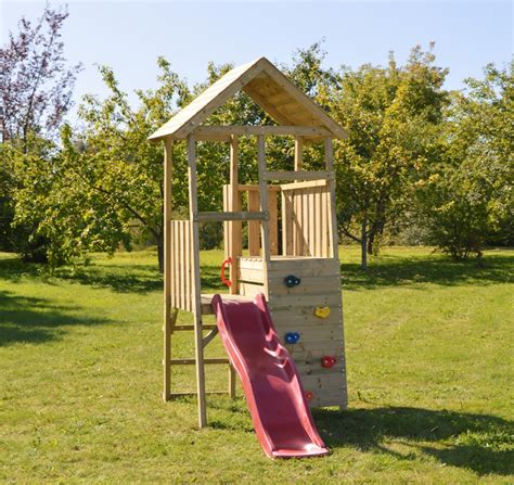 speeltoren junior activity tower met glijbaan