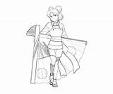 Temari Naruto Coloring Pages Power Another sketch template