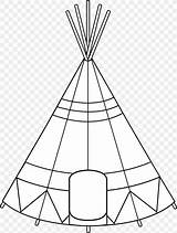 Coloring Tipi Native Tent Book Clip Americans States United Drawing Color Teepee Save Getcolorings sketch template