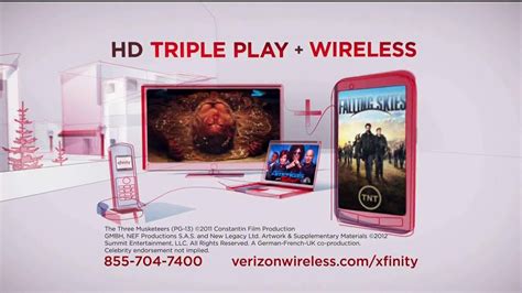 xfinity triple play and verizon wireless tv commercial one great offer ispot tv