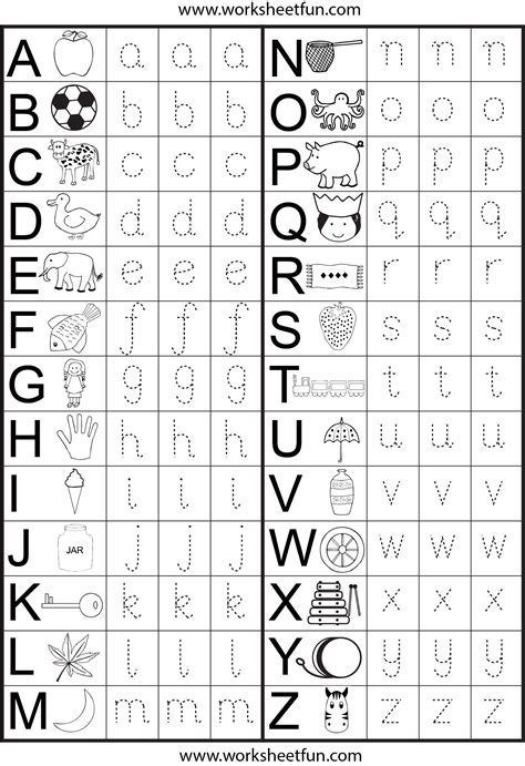 handwriting worksheets  kids printable alphabet worksheets letter