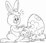 Bunny Coloring Artist sketch template