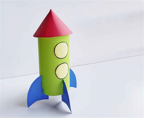 homemade rocket craft  kids  inspiration edit