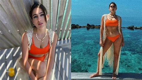 Sara Ali Khan Gets Her Dose Of Vitamin Sea In A Sexy Orange Bikini