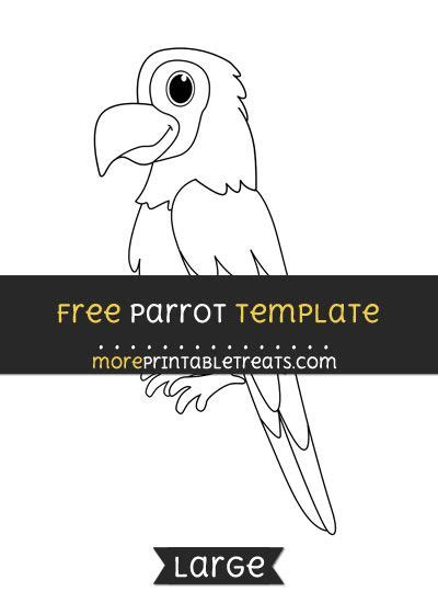 parrot sitting  top   tree branch   words  parrot template