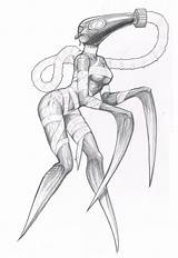 Silent Hill Drawing Monster Monsters Scythe Cool Drawings Sh Deviantart Getdrawings sketch template