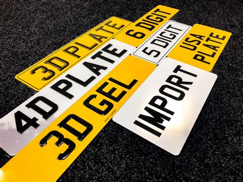 custom number plates pair ace automotive ghost tracker air